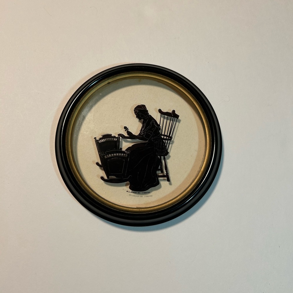 C.A Richards “The Colonial Cradle” 1936 Silhouette